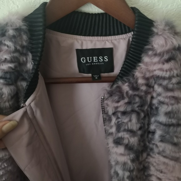 Guess faux fur jacket - Picture 3 of 5